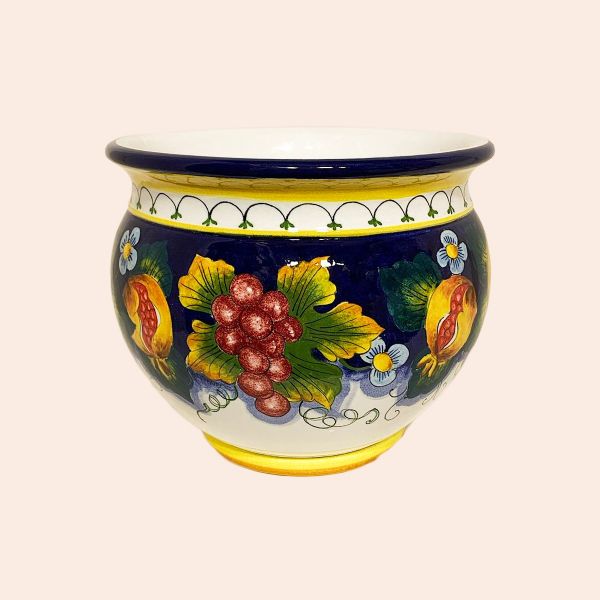 FLOWER PLANTER CM.25D in the design FRUTTA